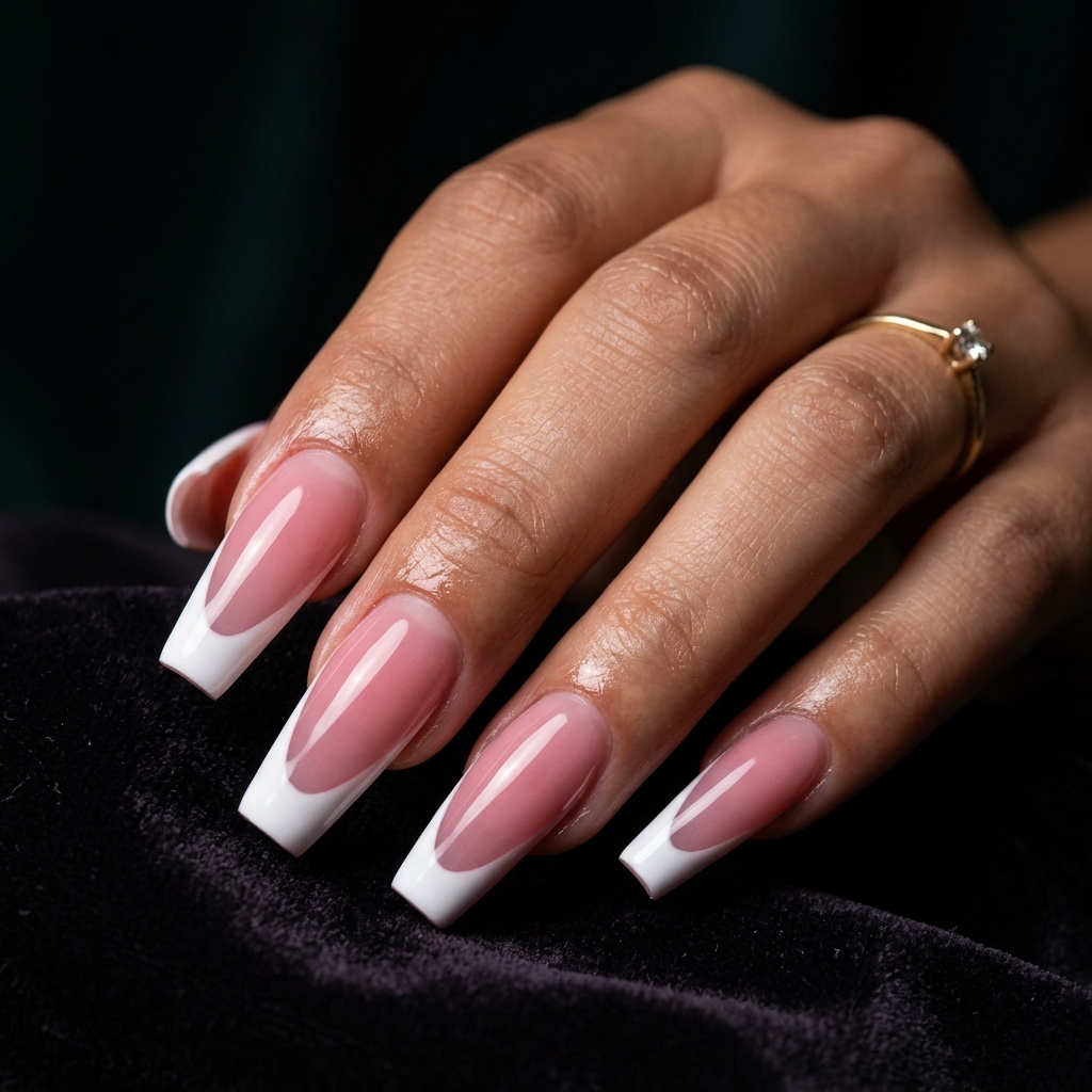 Save These French Tip Nails Ideas Before Your Next Salon Appointment 11 Acrylic french tip nails 202605042215