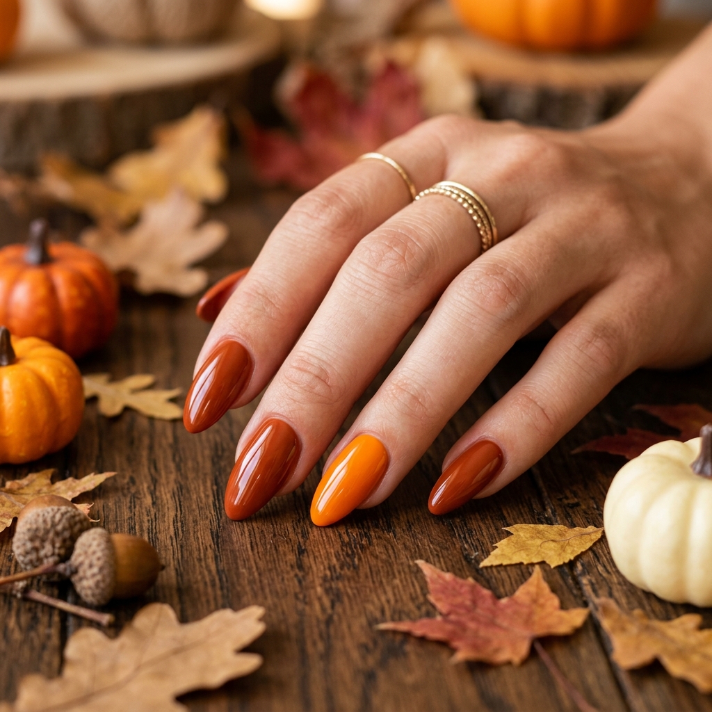 Burnt Orange and Pumpkin Accents