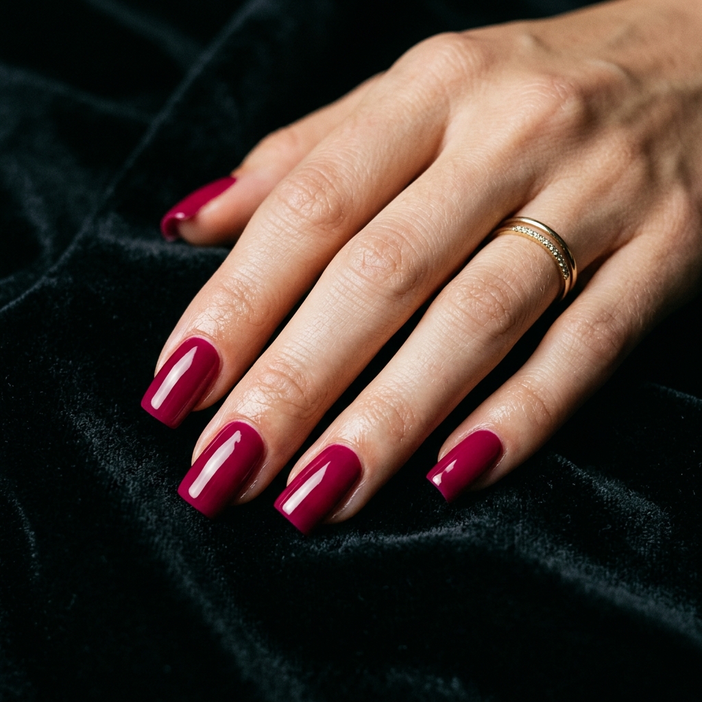 27 Pink Nails Ideas: The Ultimate Guide to Gorgeous Shades and Styles 16 Bold dark pink nails in 202605051718