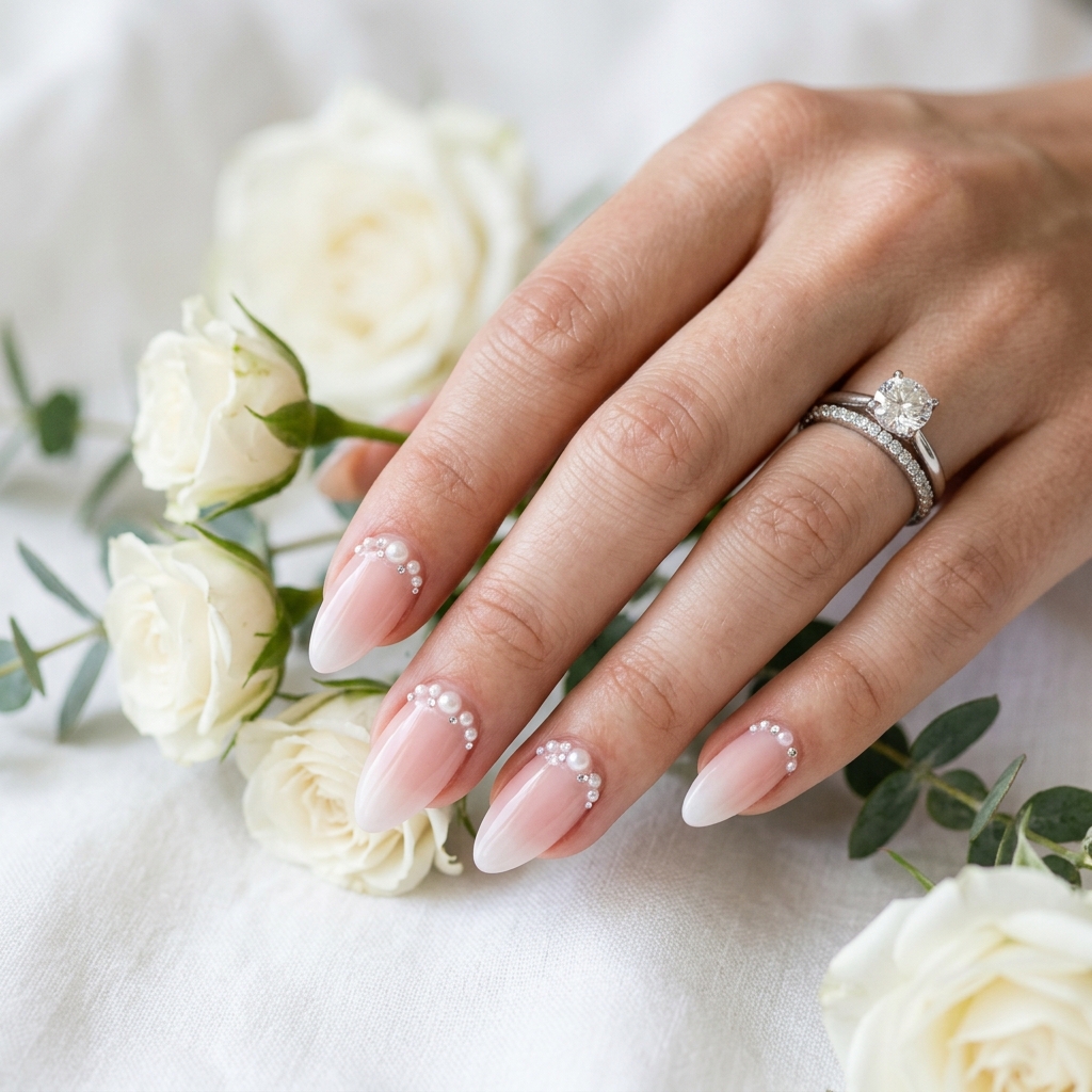 27 Gel Nails Ideas: The Ultimate Guide to Stunning Nail Art 17 Bridal Gel Nails Ideas