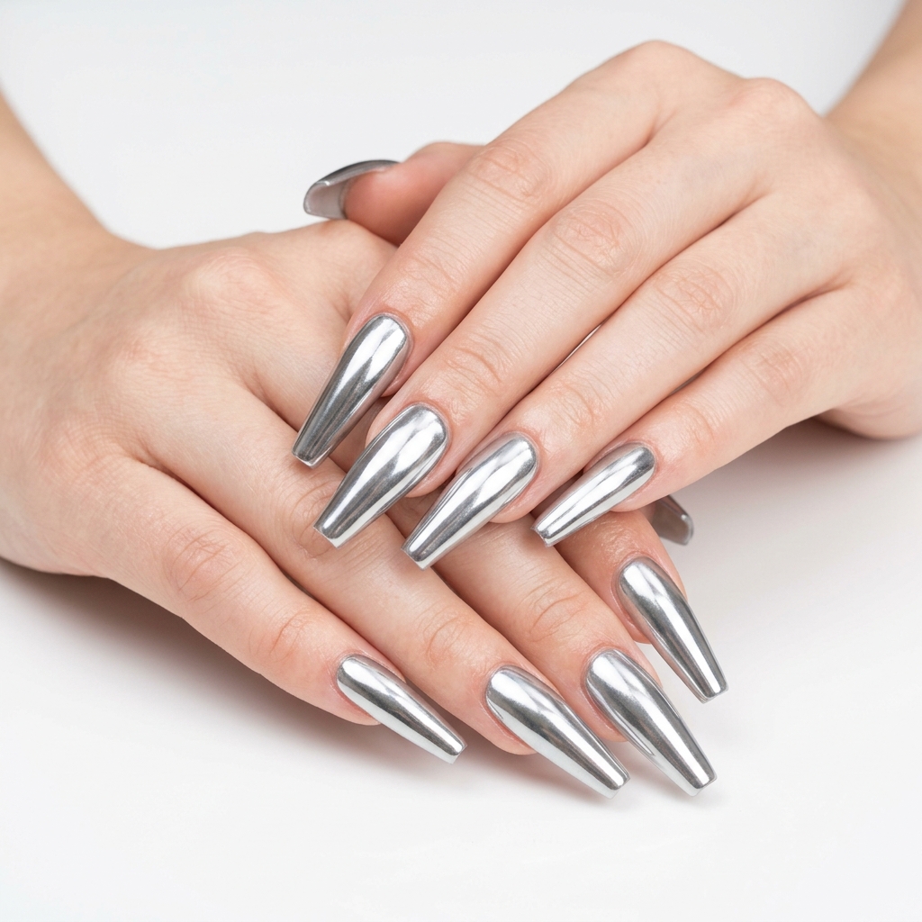 Chrome Nails: 27 Stunning Ideas to Inspire Your Next Manicure 11 Chrome Acrylic Nails