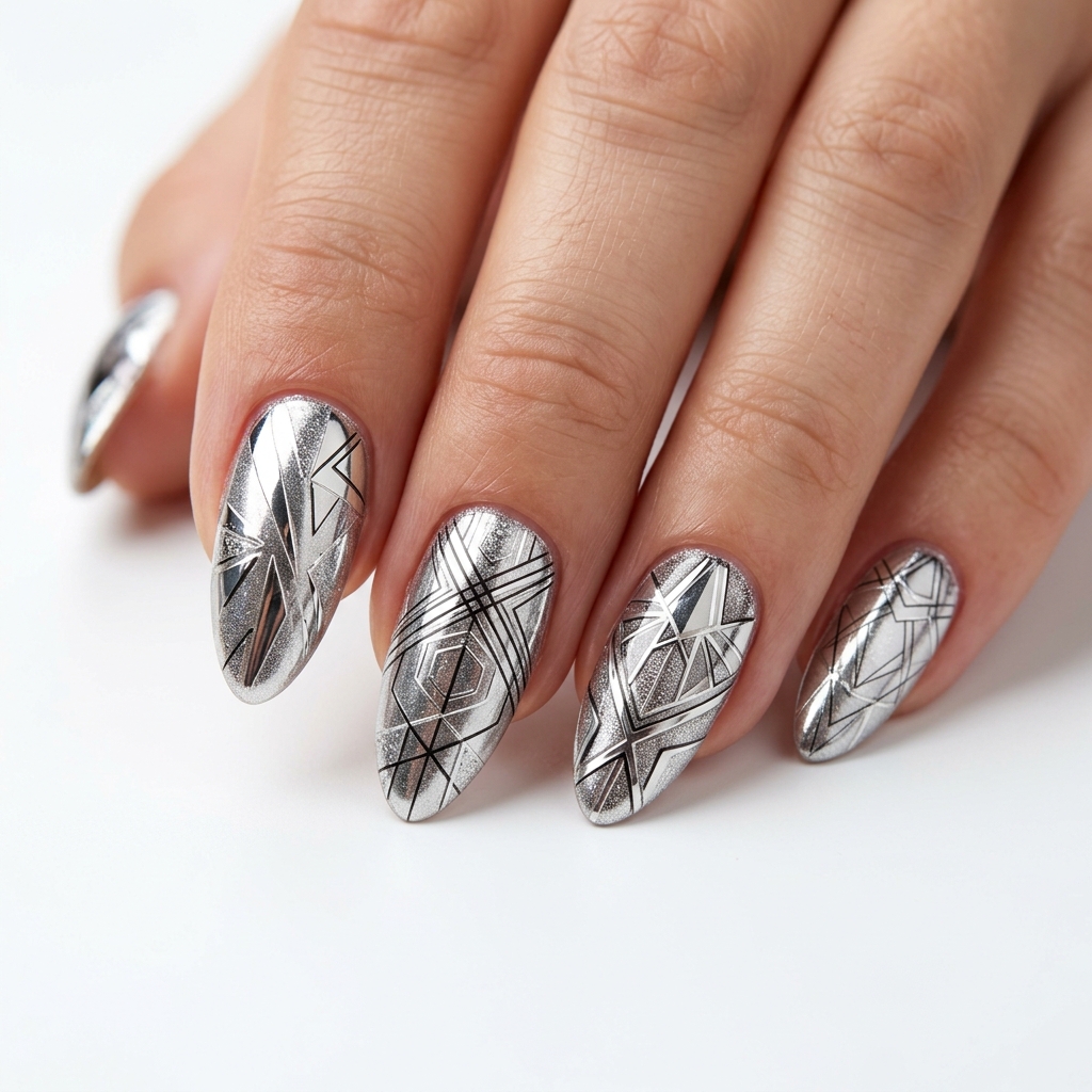 Chrome Nails: 27 Stunning Ideas to Inspire Your Next Manicure 13 Chrome Nail Art Designs