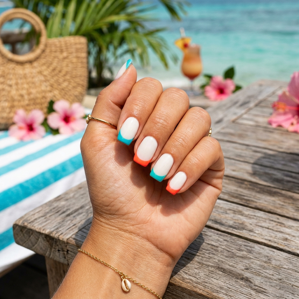 Save These French Tip Nails Ideas Before Your Next Salon Appointment 23 Summer French Tip
