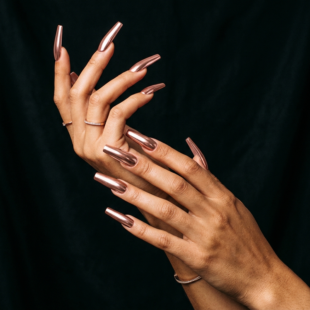 Coffin Square Nails
