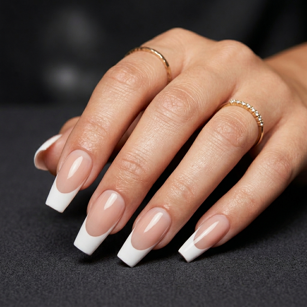 Save These French Tip Nails Ideas Before Your Next Salon Appointment 14 Coffin French Tip