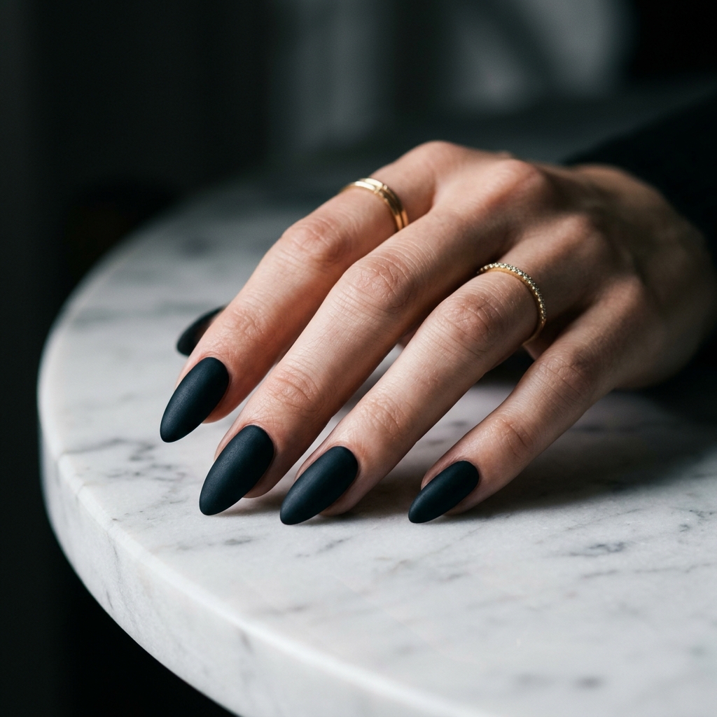 27 Gel Nails Ideas: The Ultimate Guide to Stunning Nail Art 14 Dark Gel Nails Ideas