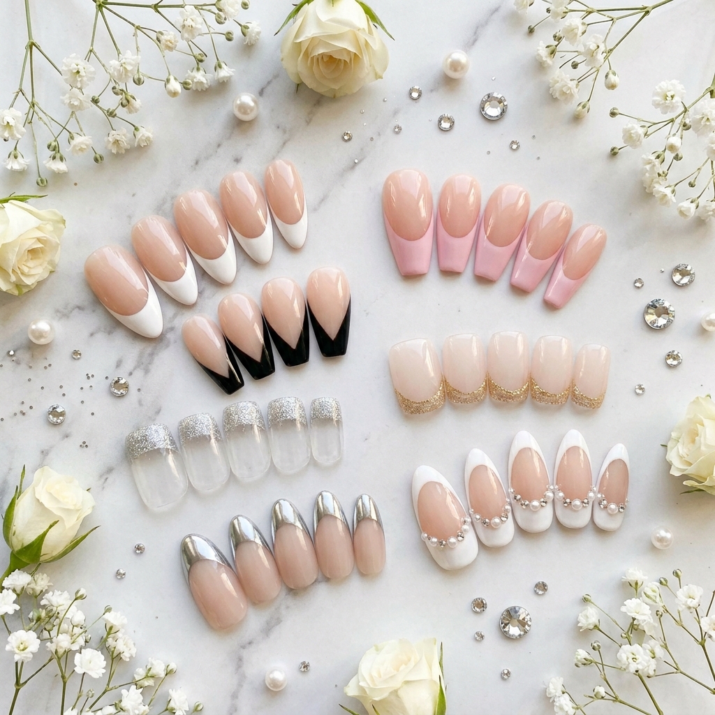 Save These French Tip Nails Ideas Before Your Next Salon Appointment 2 Best French Tip Nails Ideas to Try This Season
