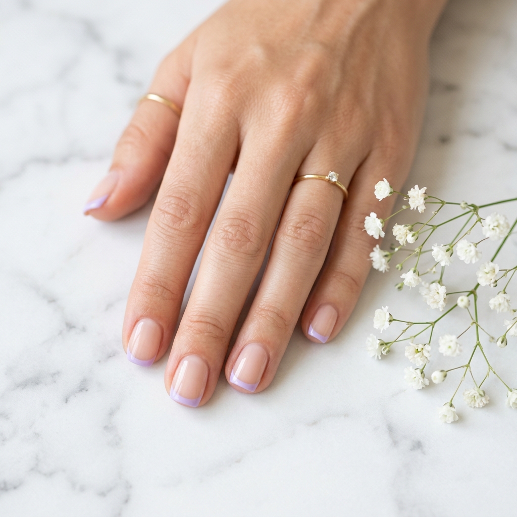 French Tip Short Nail Designs