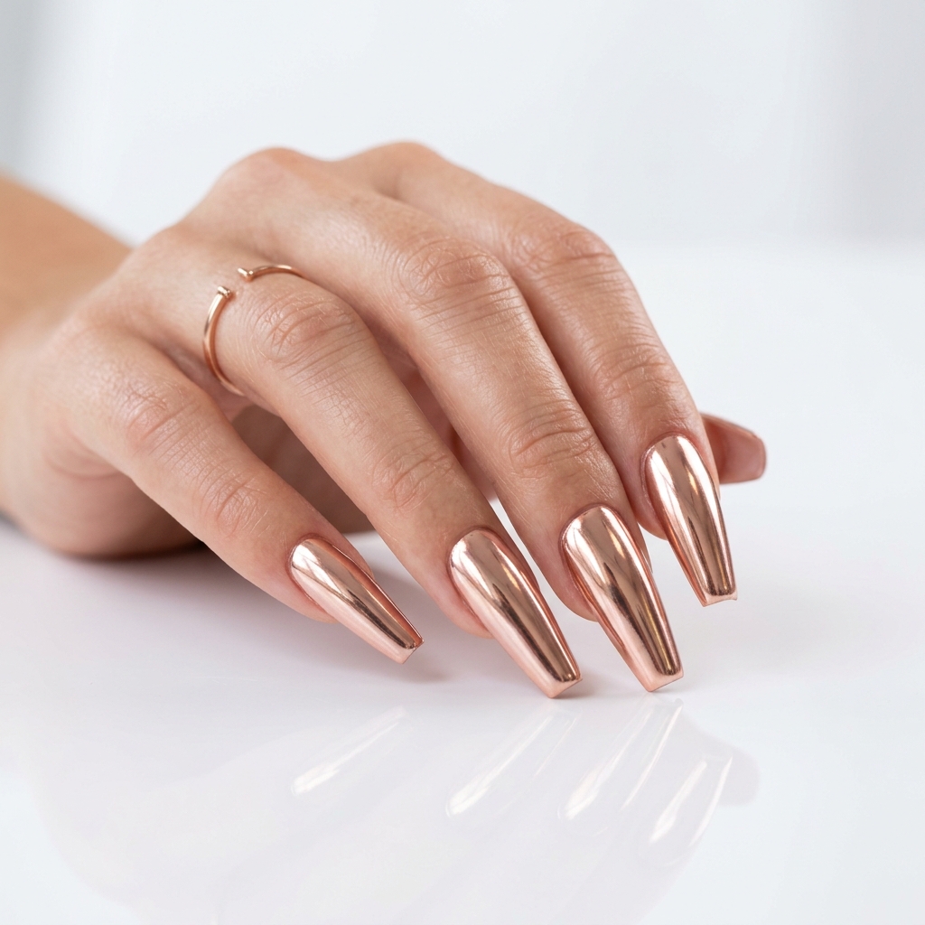 27 Pink Nails Ideas: The Ultimate Guide to Gorgeous Shades and Styles 15 Chrome Pink Nails Idea
