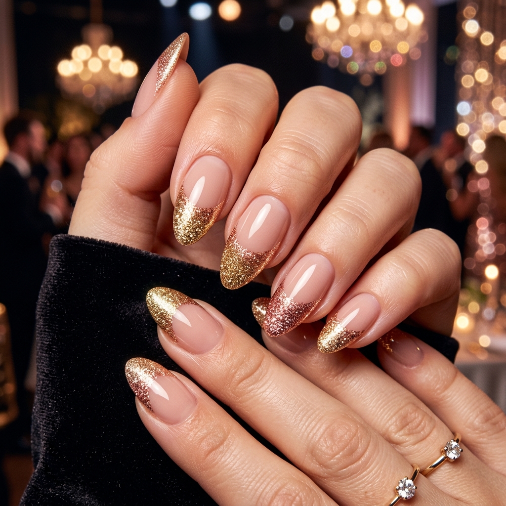 Save These French Tip Nails Ideas Before Your Next Salon Appointment 5 Glitter French Tip
