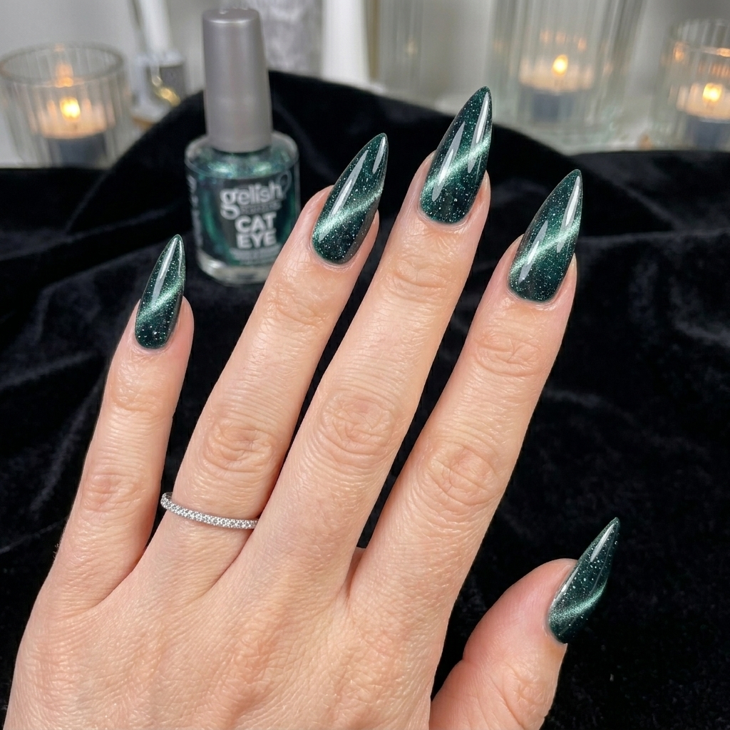 Cat Eye Nails Ideas: Your Ultimate Guide to Magnetic Nail Art 26 Layered gel cat eye nails 202605041914