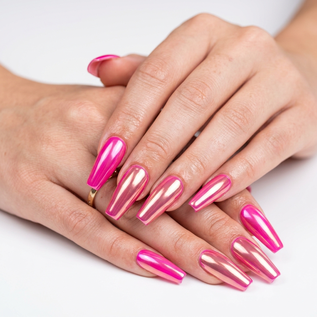 Coffin Nails Ideas: 27 Stunning Designs to Inspire Your Next Look 10 Pink Coffin Nails Ideas