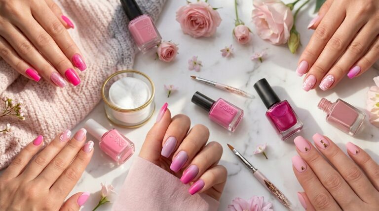 Pink Nails