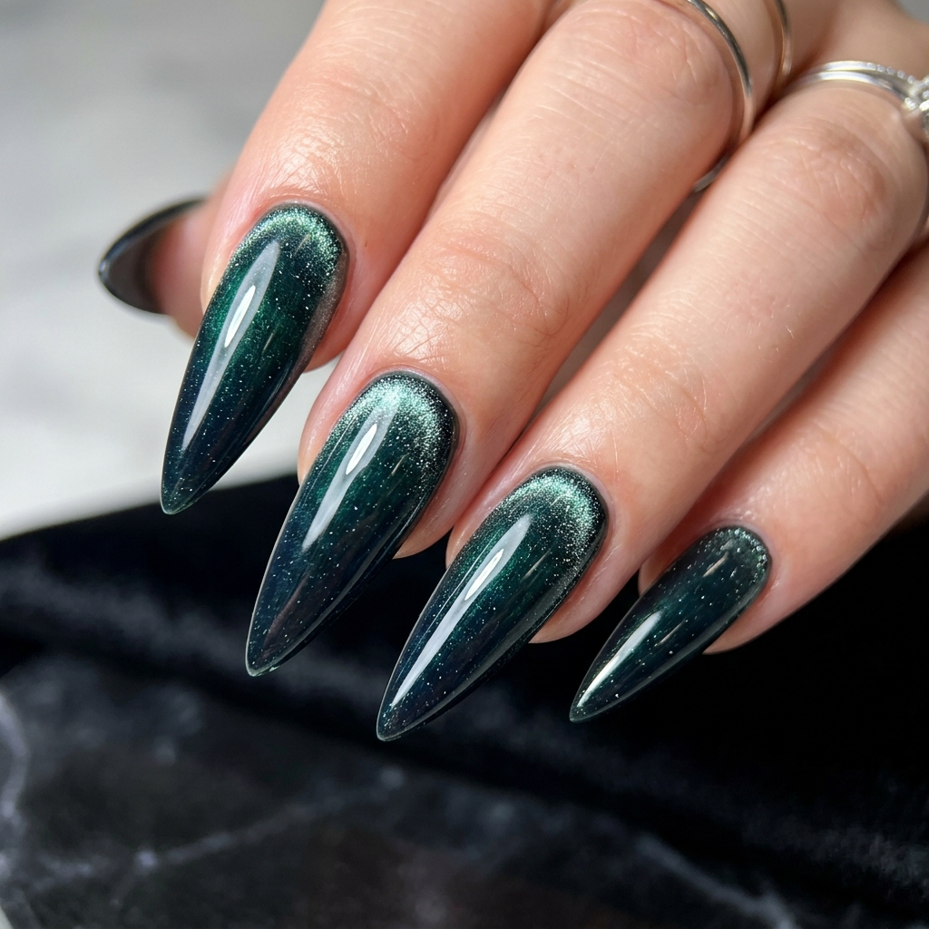 Cat Eye Nails Ideas: Your Ultimate Guide to Magnetic Nail Art 28 Reverse cat eye nails flip 202605041916