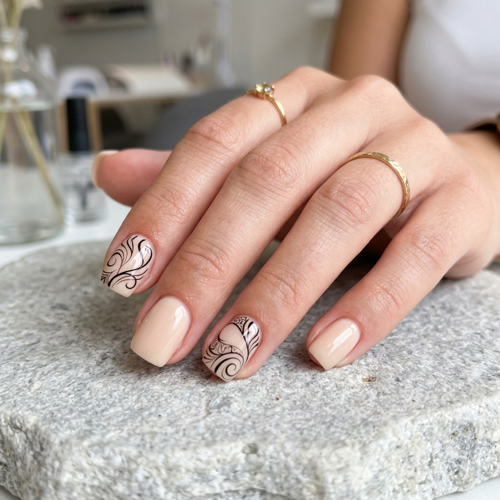 Short Acrylic Nail Designs