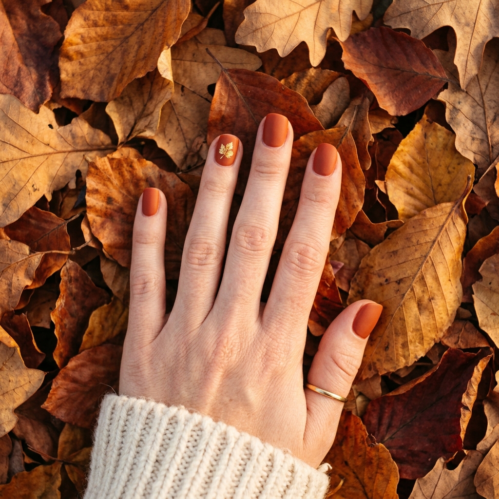 Short Nail Designs for Fall