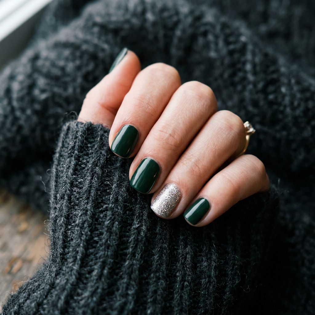 Short Nail Designs for Winter