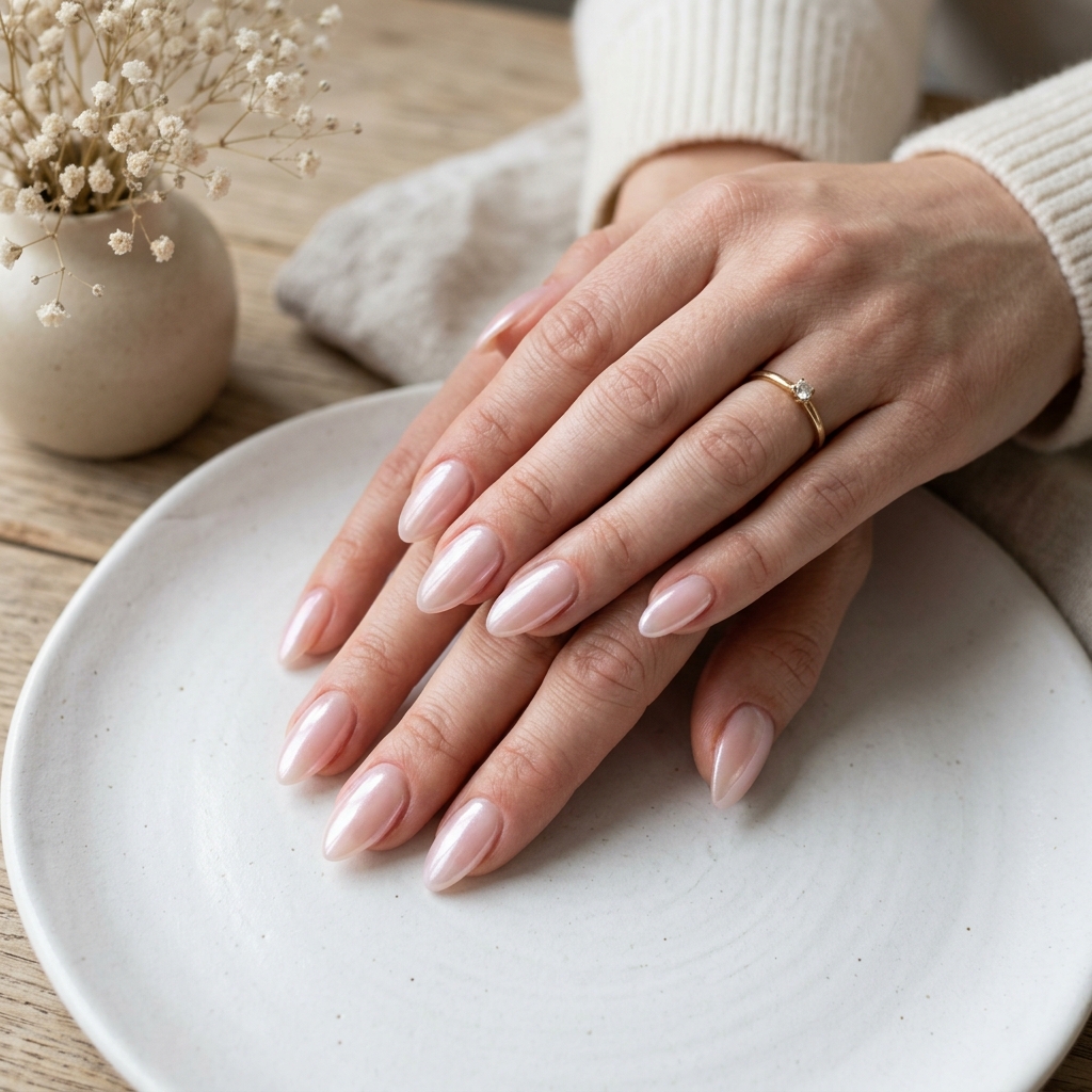 27 Pink Nails Ideas: The Ultimate Guide to Gorgeous Shades and Styles 17 Milky Pink Nails Idea