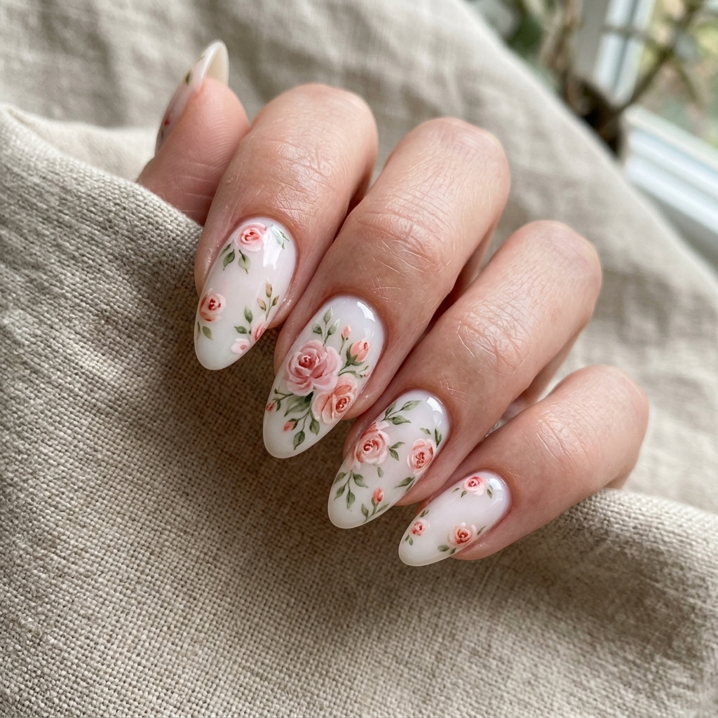 27 Cute Nail Designs: The Ultimate Guide to Sweet, Stylish, and Creative Nail Ideas 5 Cute Nail Designs with Flowers Ideas