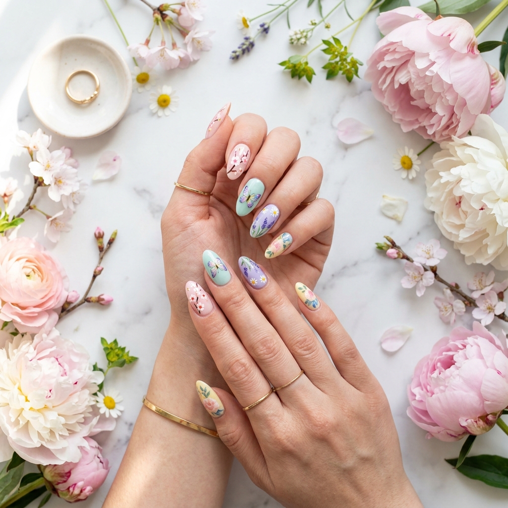 Spring Nail Designs: 27 Fresh and Beautiful Ideas for Your Next Manicure 2 Best Spring Nail Designs Ideas to Try This Season