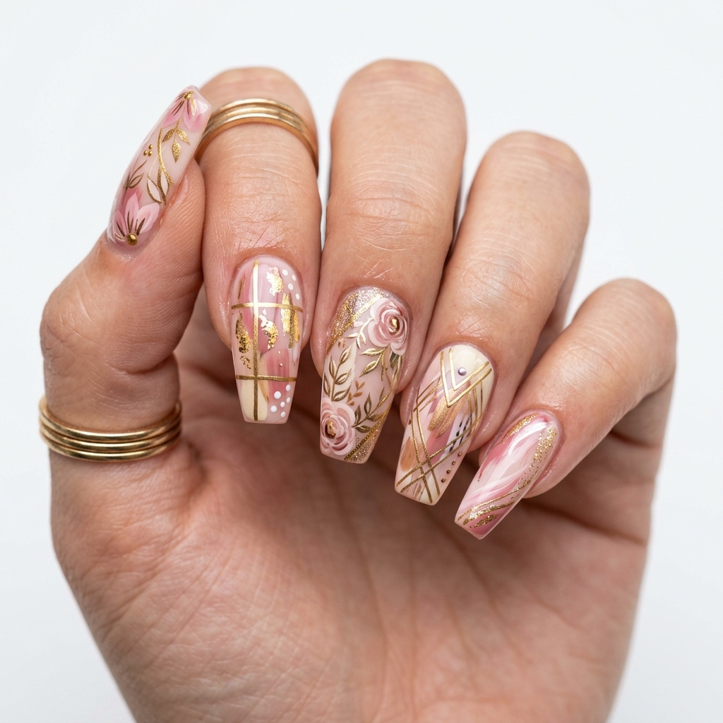 acrylic nails ideas: 27 Stunning Designs to Inspire Your Next Set 8 Acrylic Nails Ideas with Designs