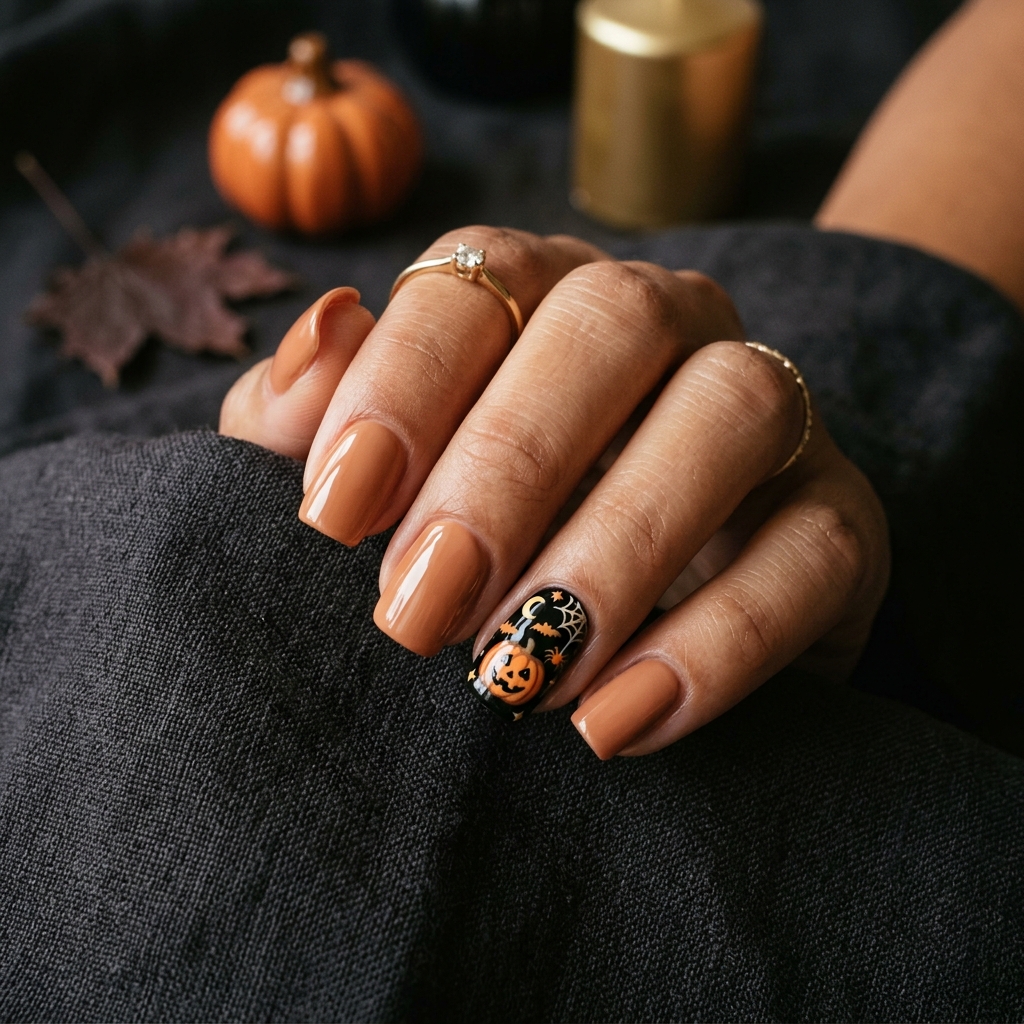 October Nails Ideas: 27 Stunning Looks for the Most Creative Month of the Year 22 October Acrylic Nails Ideas