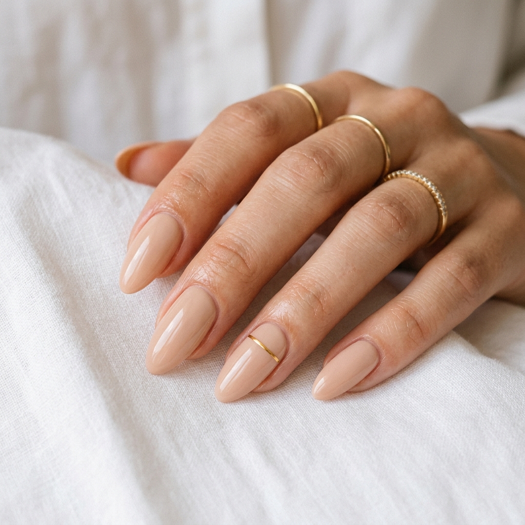 Minimalist Nails Ideas: Your Ultimate Guide to Clean and Elegant Nail Art 16 Almond Minimalist Nails Ideas