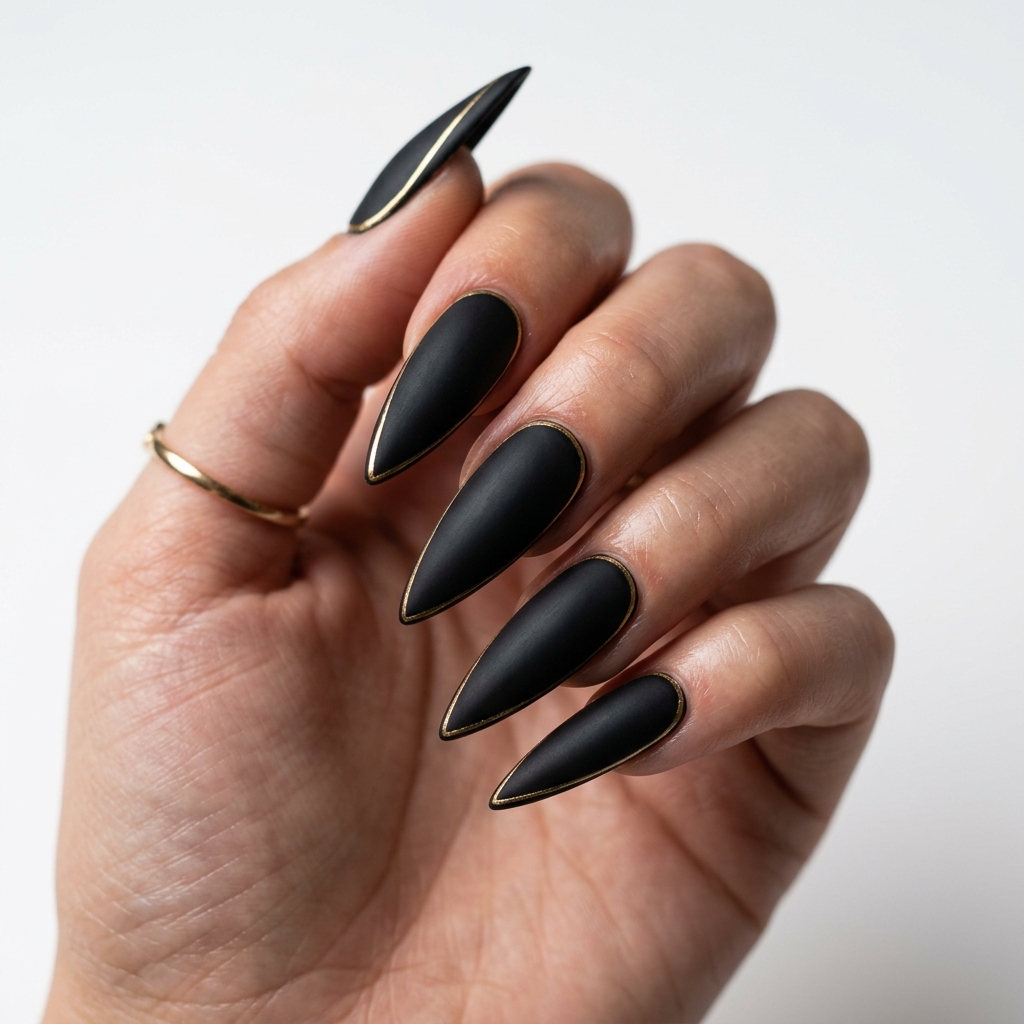 30 Trendy Nail Designs: Stunning Ideas to Inspire Your Next Manicure 15 Black Trendy Nail Designs