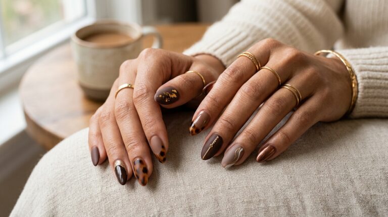 Brown Nail Designs