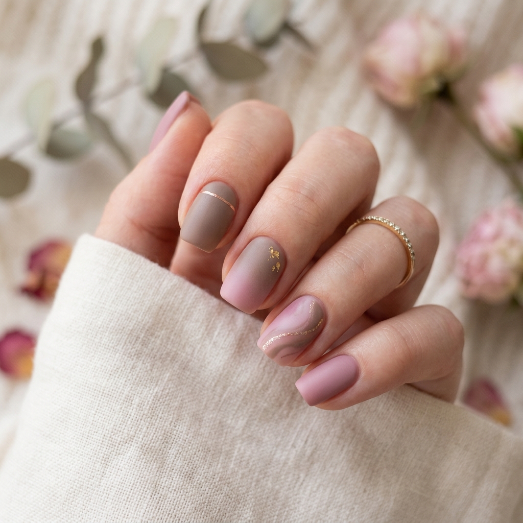 Brown Nail Designs Ideas: 30 Stunning Looks to Inspire Your Next Manicure 30 Brown and Pink Nail Designs Ideas