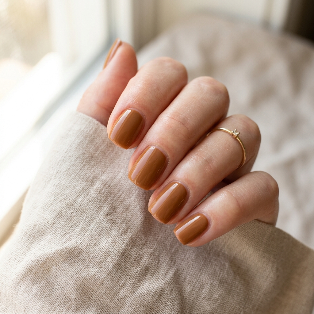 Brown Nail Designs Ideas: 30 Stunning Looks to Inspire Your Next Manicure 23 Brown Short Nail Designs Ideas