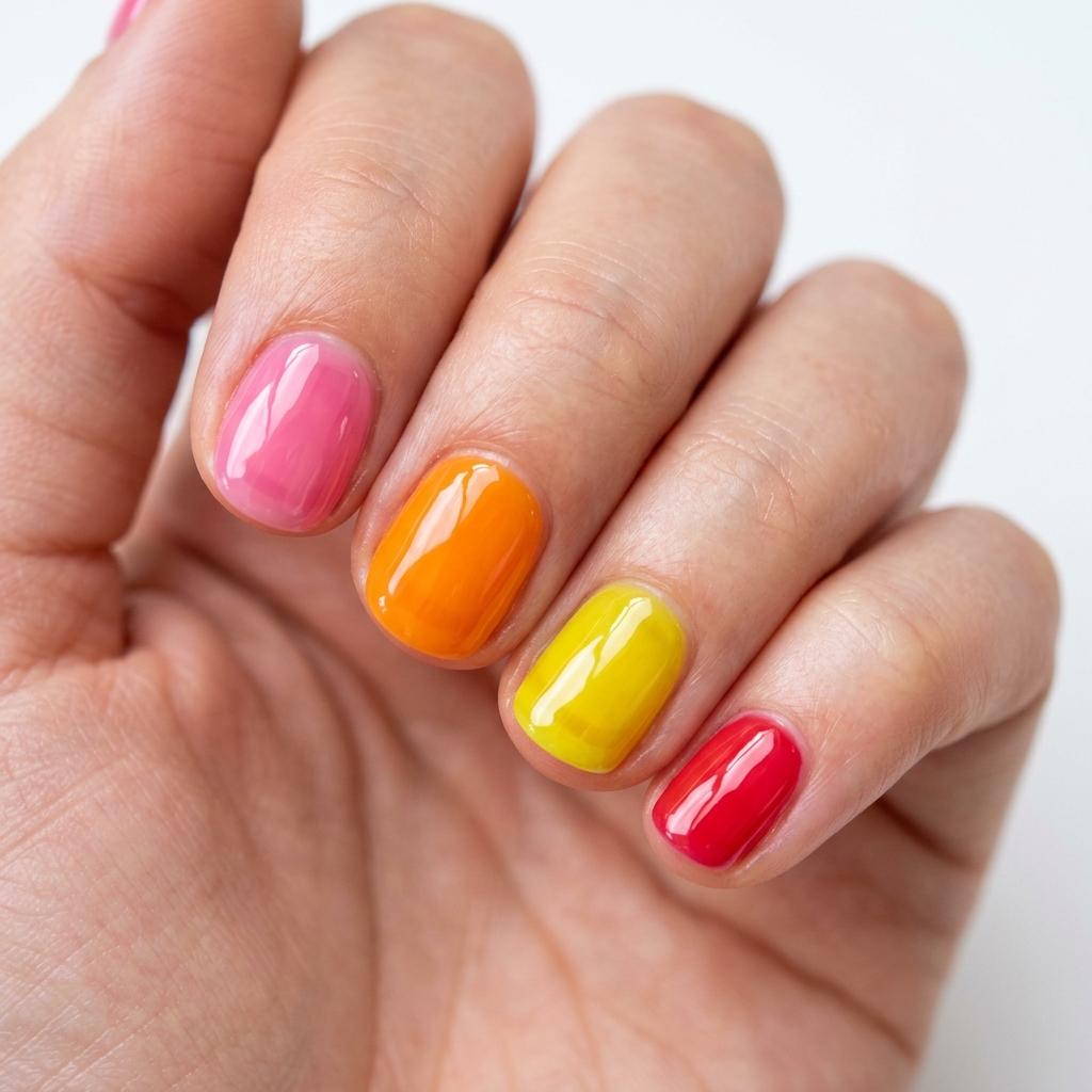 27 Jelly Nails Ideas You Need to Try Right Now 16 Candy Colored Jelly Nails Ideas