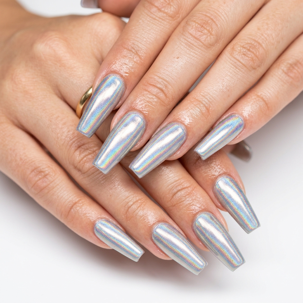 acrylic nails ideas: 27 Stunning Designs to Inspire Your Next Set 4 Coffin Acrylic Nails Ideas