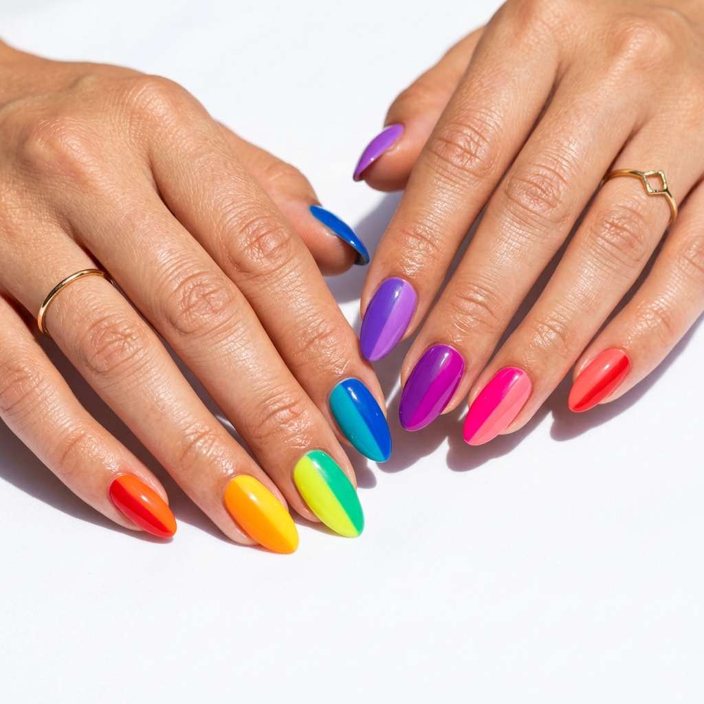 27 Summer Nail Ideas That Are Totally Trending Right Now 11 Colorful Summer Nail Ideas