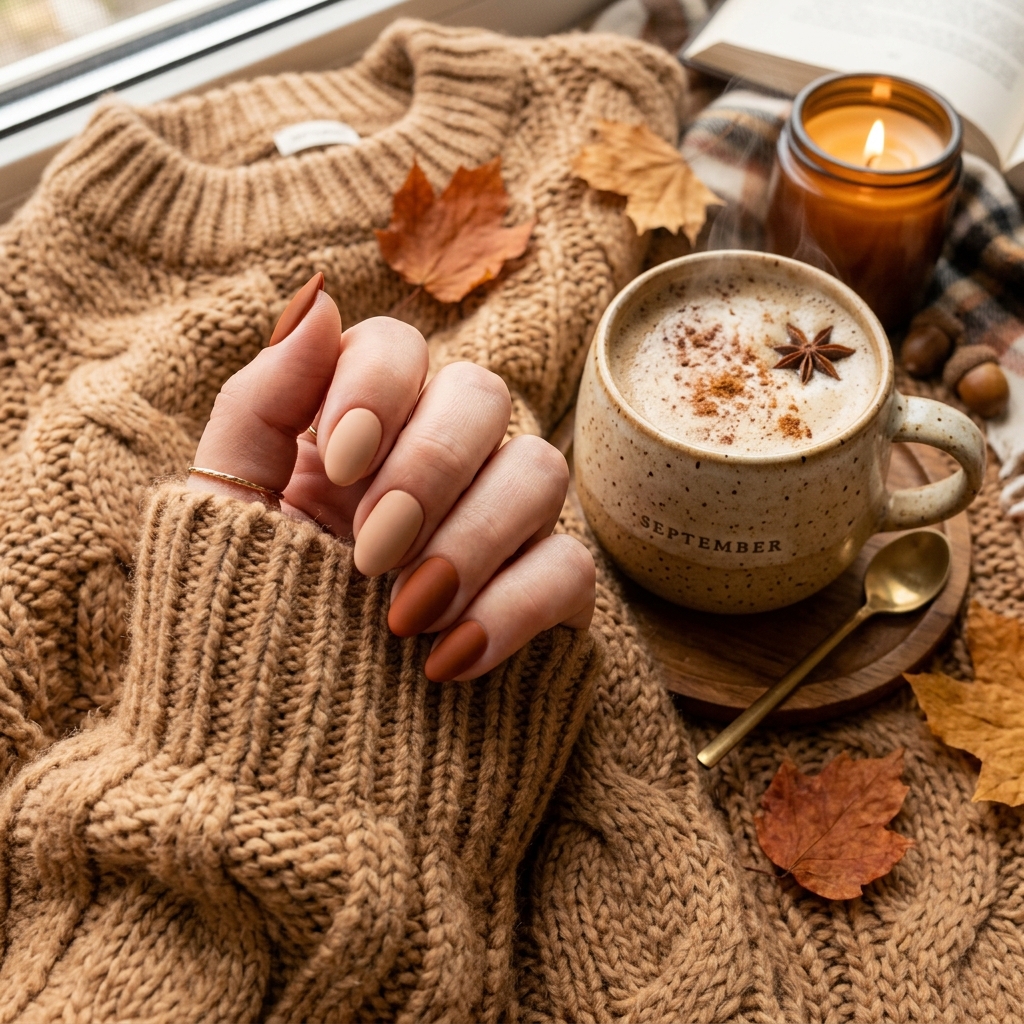 September Nails Ideas: 27 Creative Looks to Welcome the New Season 29 September Cozy Aesthetic Nails Ideas