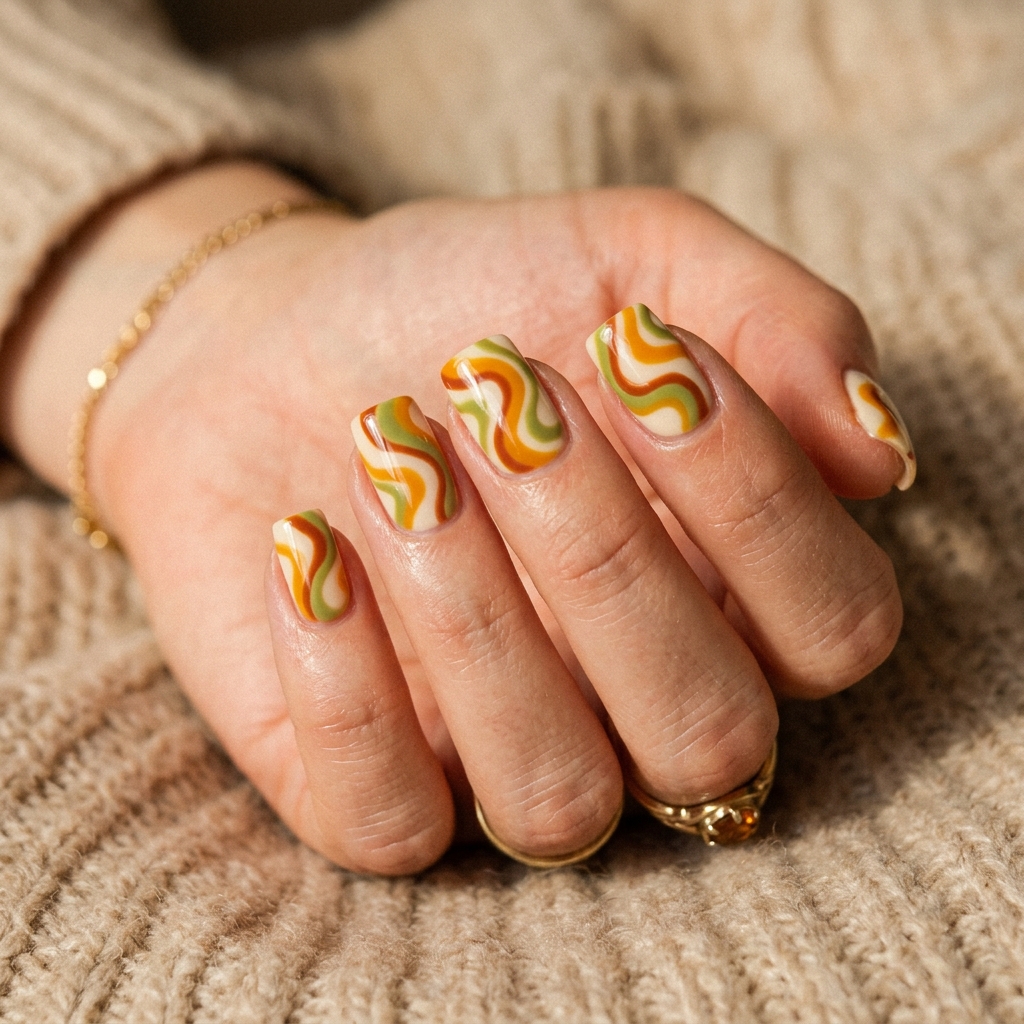 27 Cute Nail Designs: The Ultimate Guide to Sweet, Stylish, and Creative Nail Ideas 28 Cute nail designs retro vibes 202605132137