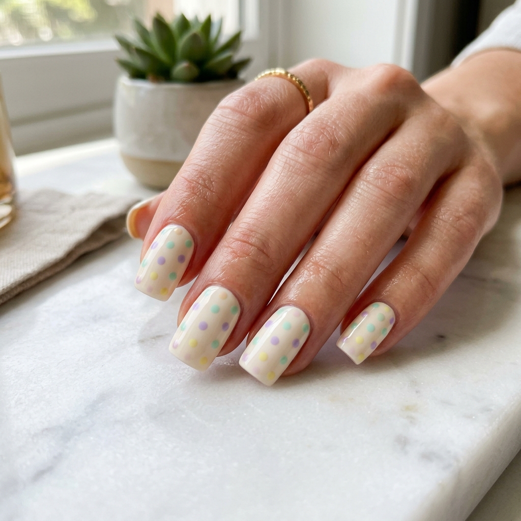 27 Cute Nail Designs: The Ultimate Guide to Sweet, Stylish, and Creative Nail Ideas 7 Cute nail designs with dots 202605132050 1