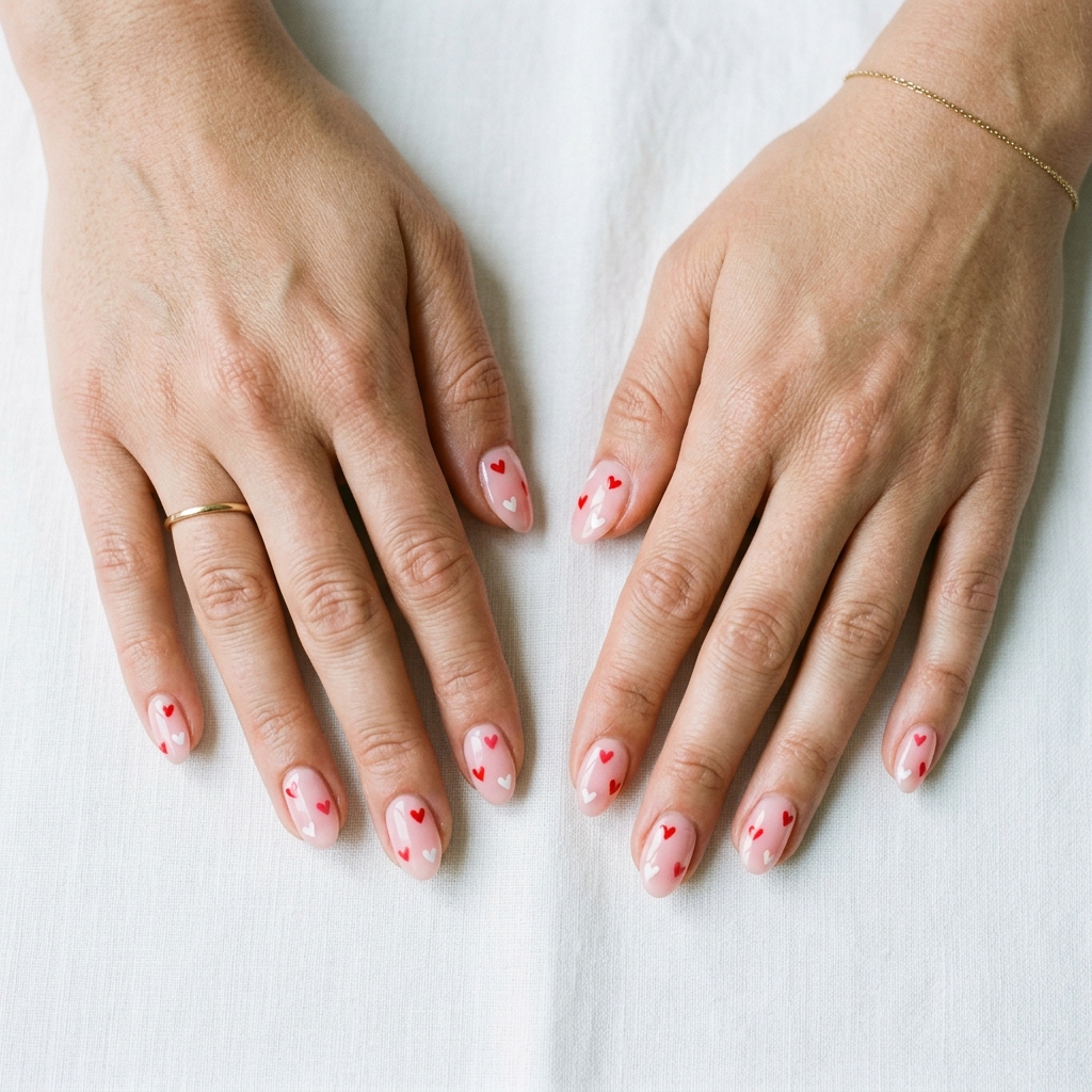 27 Cute Nail Designs: The Ultimate Guide to Sweet, Stylish, and Creative Nail Ideas 6 Cute nail designs with hearts 202605132054