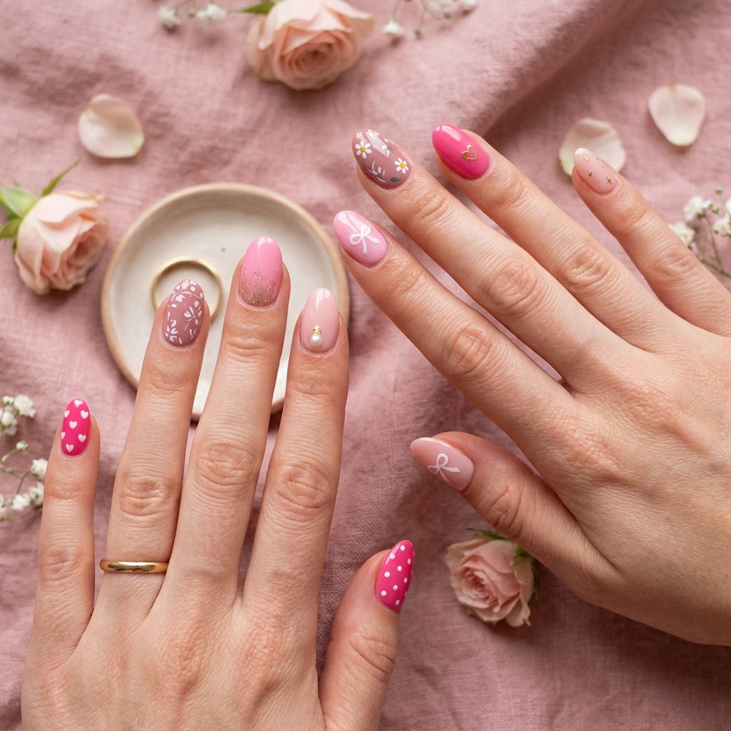 27 Cute Nail Designs: The Ultimate Guide to Sweet, Stylish, and Creative Nail Ideas 13 Cute pink nail designs 202605132056