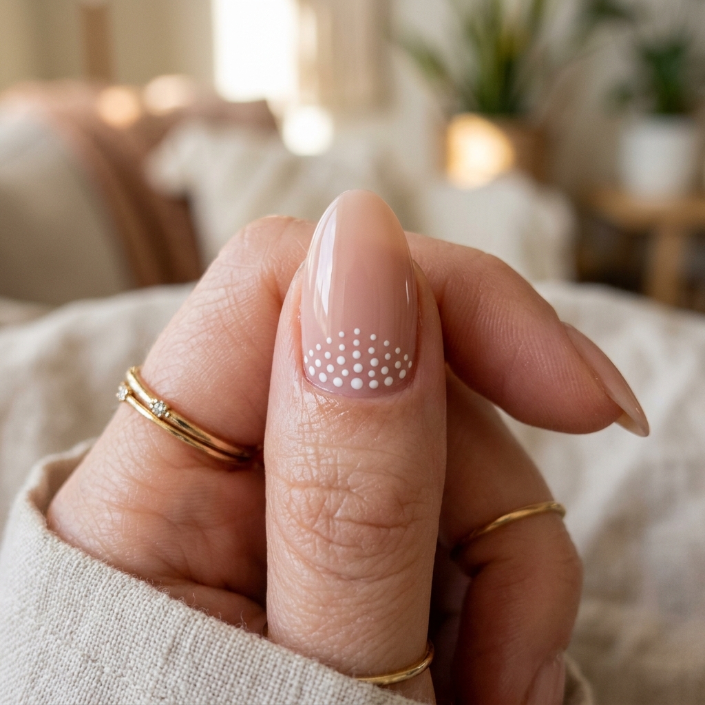 27 Simple Nail Designs Ideas: Your Ultimate Guide to Effortlessly Beautiful Nails 9 Dot Simple Nail Designs Ideas