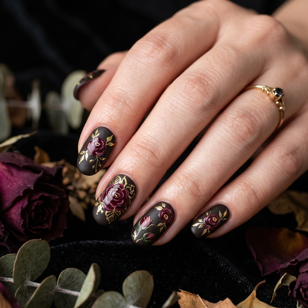 September Nails Ideas: 27 Creative Looks to Welcome the New Season 10 September Floral Nail Art Ideas