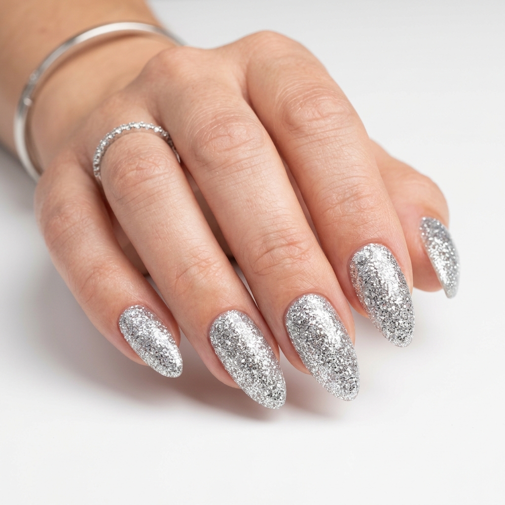 acrylic nails ideas: 27 Stunning Designs to Inspire Your Next Set 14 Acrylic Nail Ideas Glitter