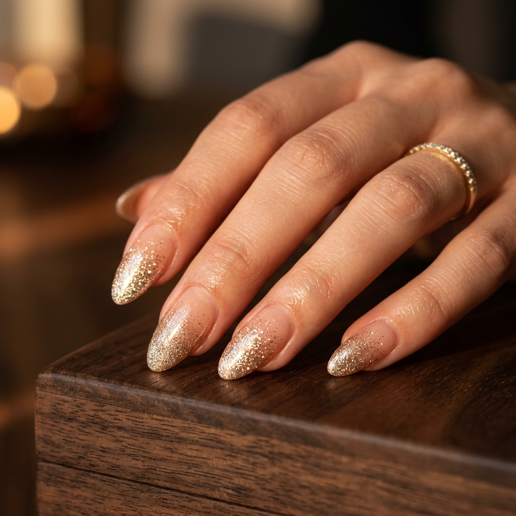Gel Nail Designs Ideas: 27 Stunning Looks Worth Saving for Your Next Appointment 7 Glitter Gel Nail Designs Ideas