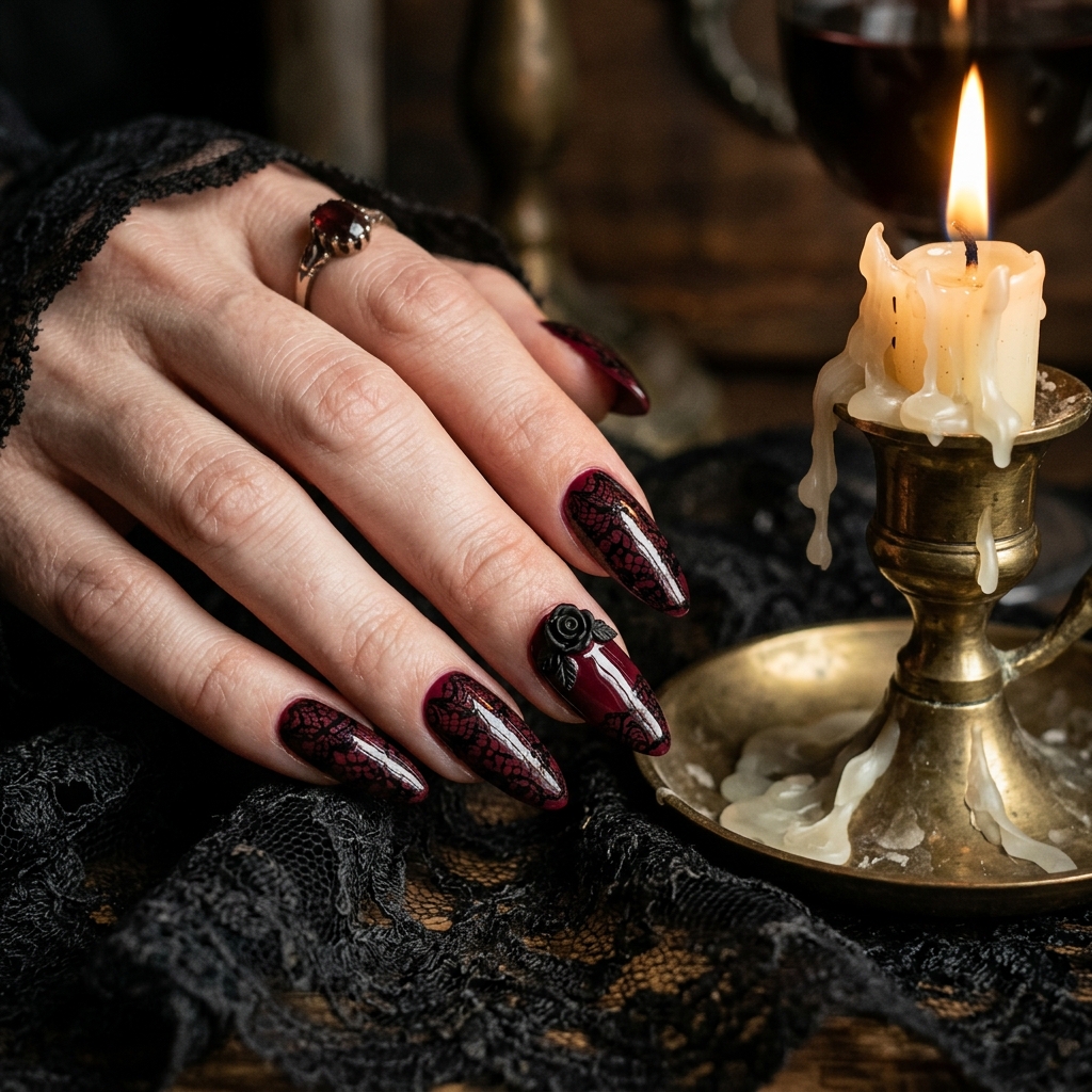 Halloween Gothic Nail Ideas