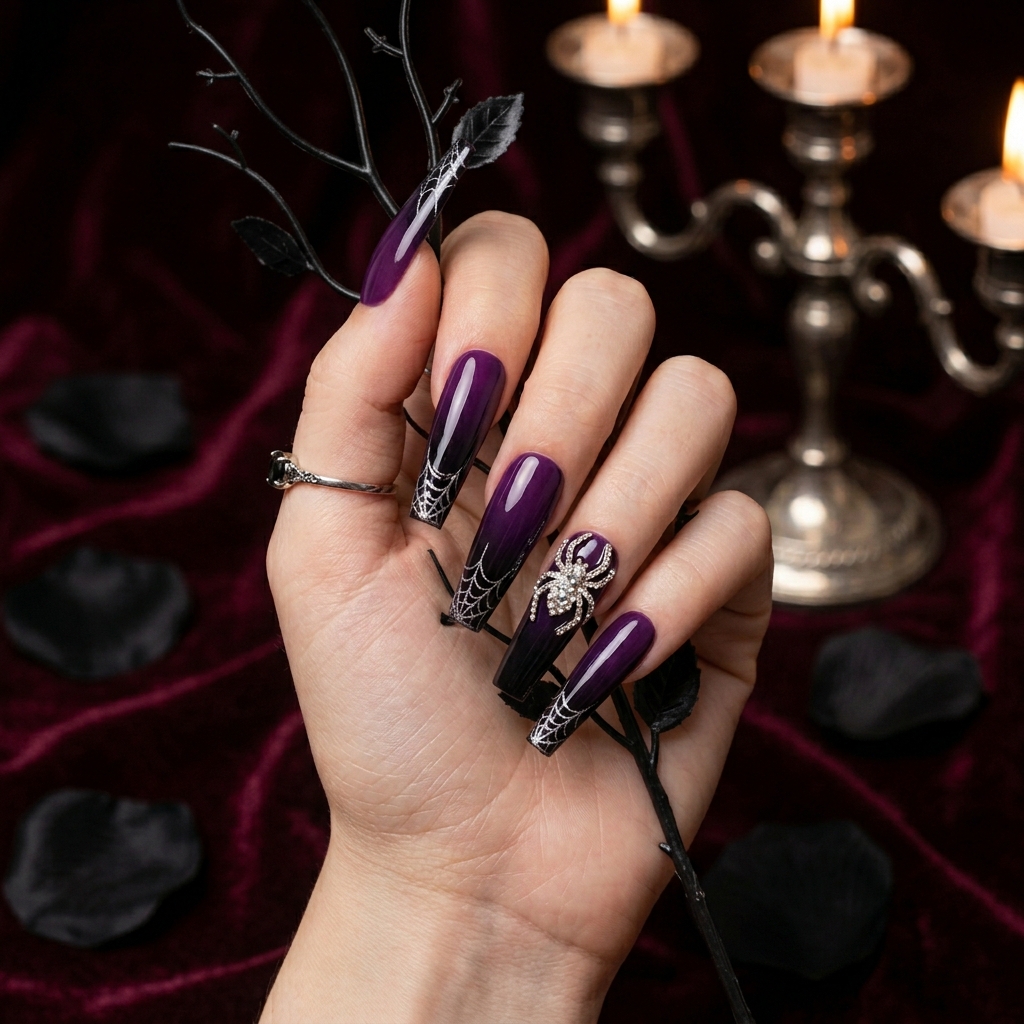 Halloween Coffin Nail Ideas