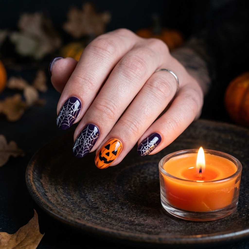 Halloween Gel Nail Ideas