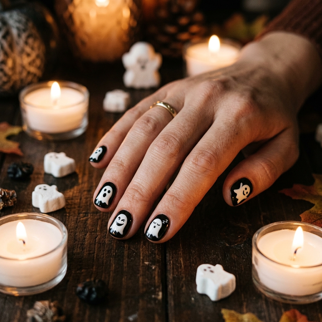 Halloween Bat Nail Ideas