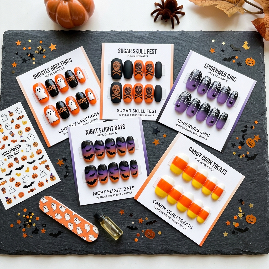 Halloween Press On Nail Ideas