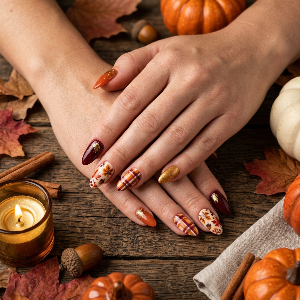 Thanksgiving Nails Ideas: The Ultimate Guide to Festive Manicures This Season 2 Best Thanksgiving Nails Ideas to Try This Season