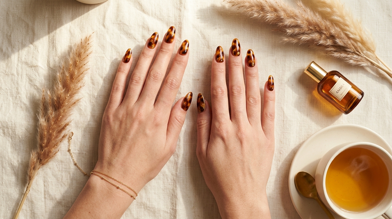 tortoise shell nails